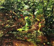 Lovis Corinth Waldinneres in Bernried oil painting reproduction